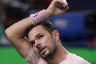 Stan Wawrinka s'est incliné au 2e tour à Shanghai KEYSTONE/AP/Andy Wong